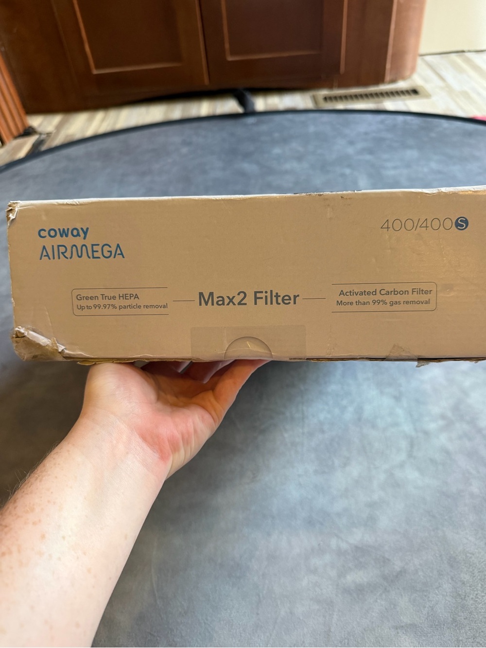 Airmega Max2 400/400S Replacement Filter - White/Green - Picture 4 of 5